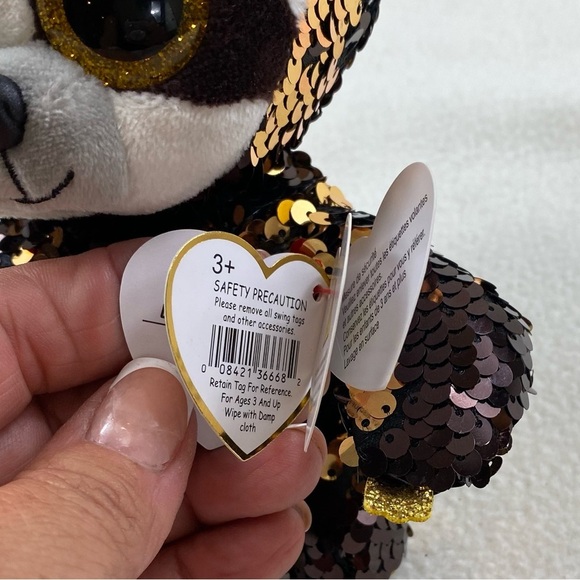 Vintage Ty Flippables ~ Sequins Collection 'Dangler' the Sloth (6 inch) - Picture 3 of 10